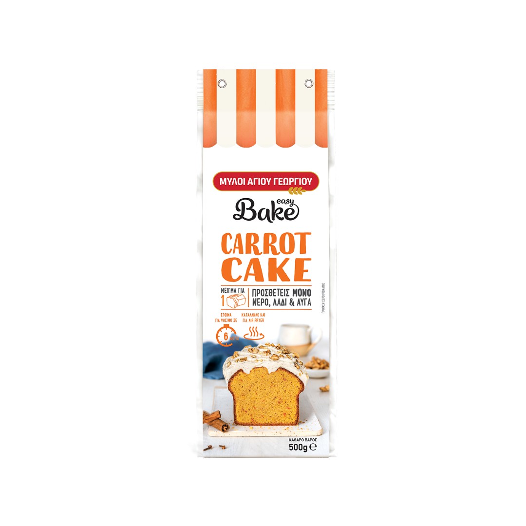 EASY BAKE ΜΕΙΓΜΑ ΓΙΑ CARROT CAKE 500ΓΡ