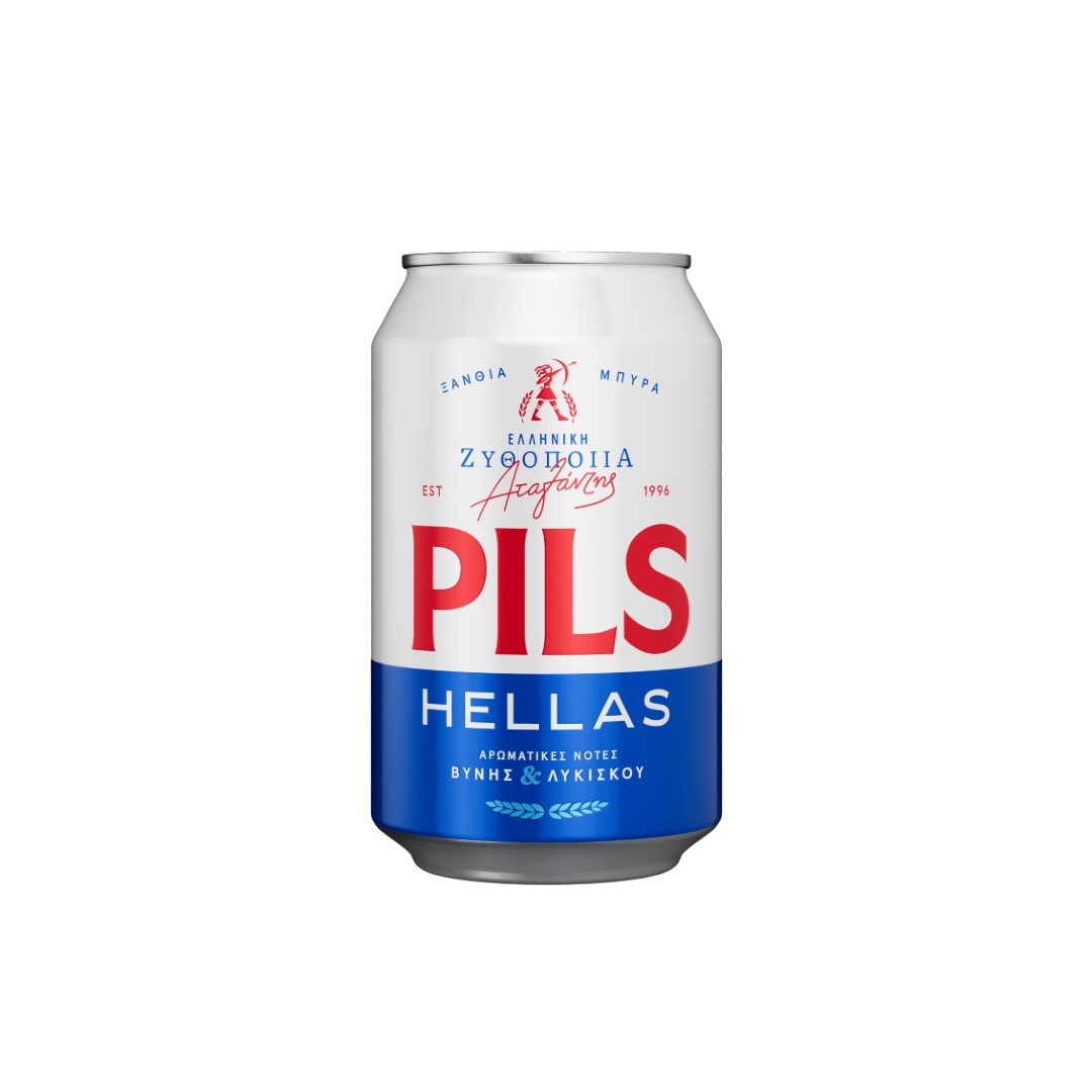 PILS HELLAS ΜΠΥΡΑ ΚΟΥΤΙ 330ML