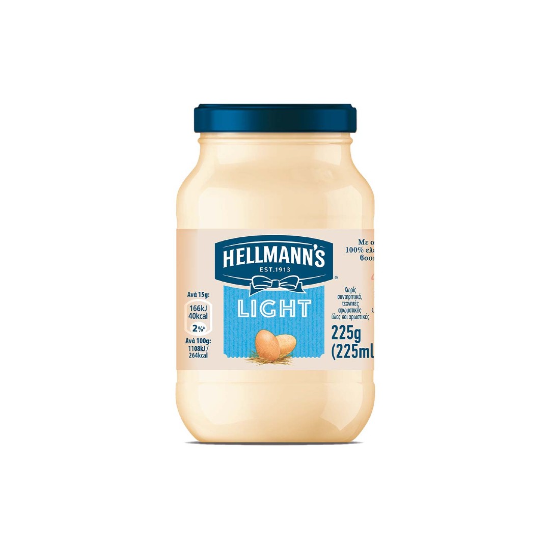 HELLMANNS ΜΑΓΙΟΝΕΖΑ LIGHT 225ML