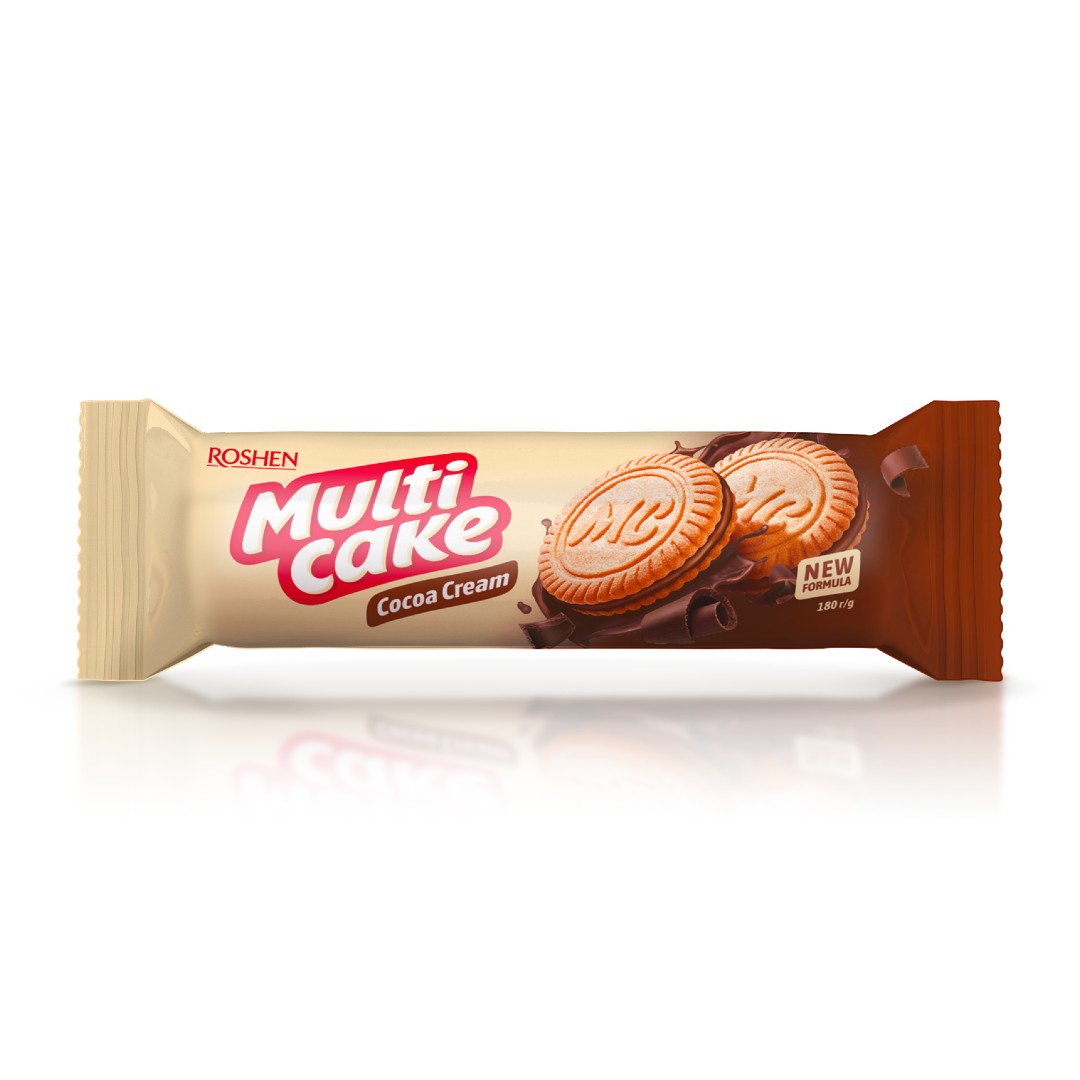 MULTICAKE ΜΠΙΣΚΟΤΑ COCOA CREAM 180ΓΡ