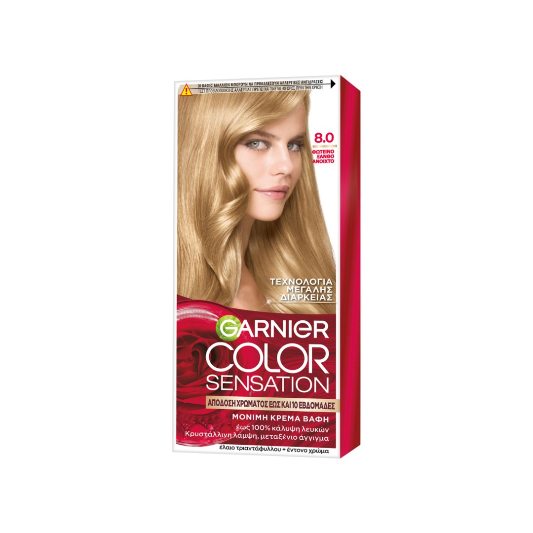 COLOR SENS. ΦΩΤ.ΞΑΝΘΟ ΑΝΟΙΧΤΟ Ν.8 40ML