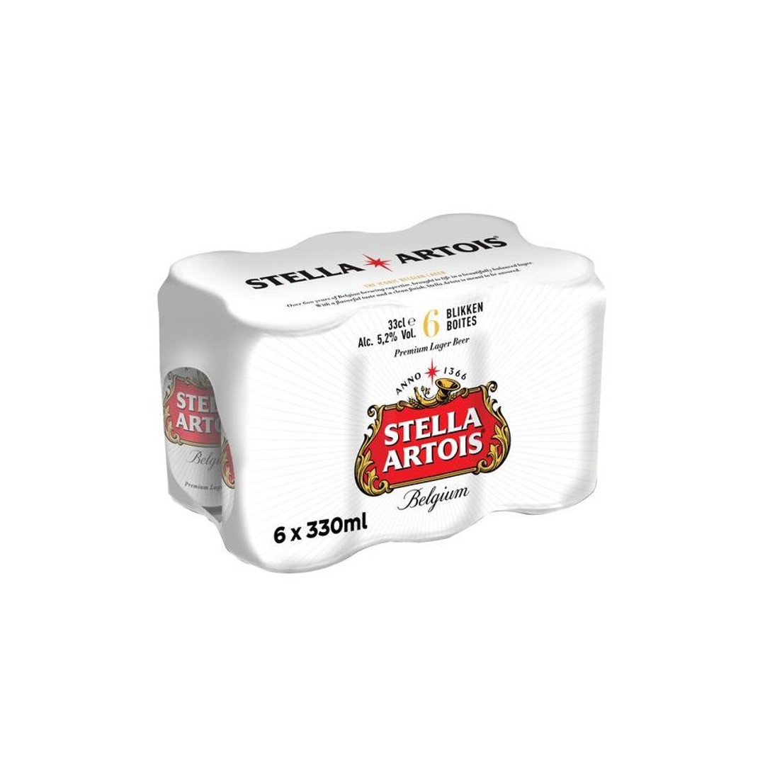 STELLA ARTOIS ΜΠΥΡΑ ΚΟΥΤΙ 5% 6*330ML