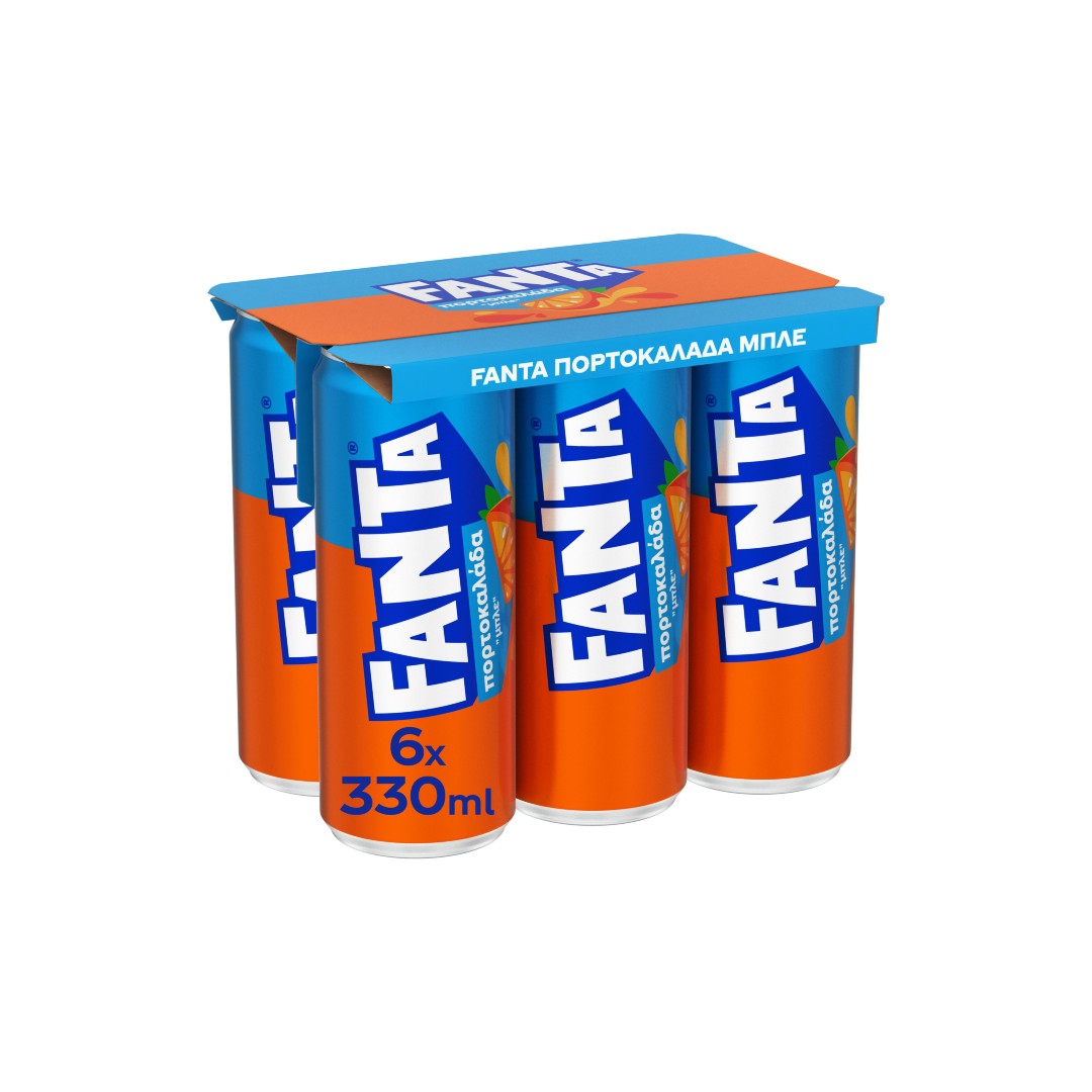 FANTA ΠΟΡΤΟΚΑΛΑΔΑ SLK ΜΠΛΕ 6*330ML