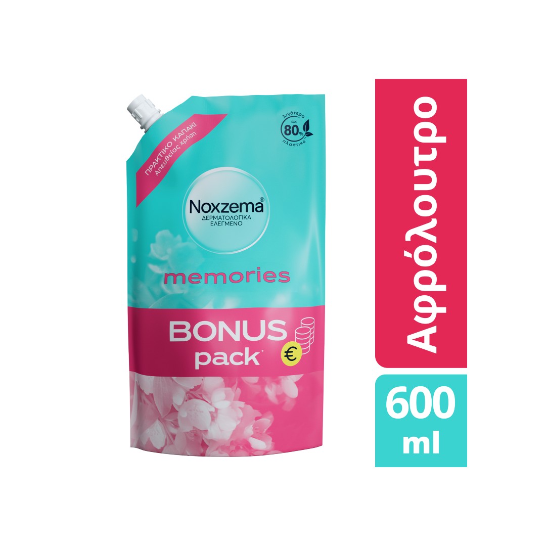 NOXZEMA ΑΦΡ.MEMORIES BONUS PACK 600ML