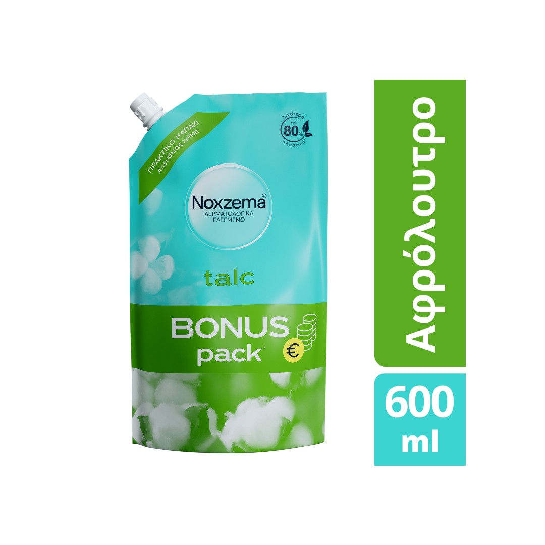NOXZEMA ΑΦΡ.TALC BONUS PACK 600ML