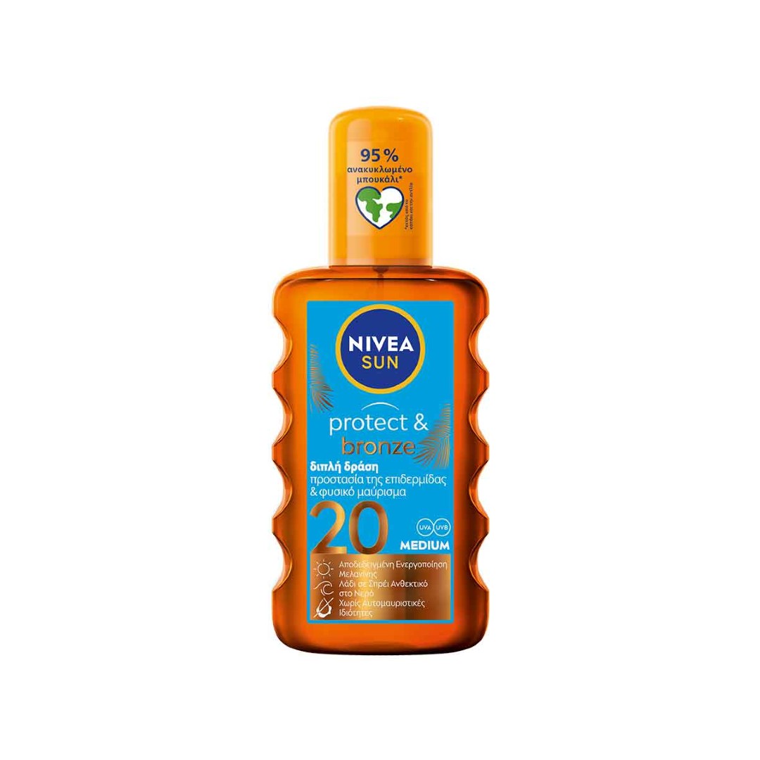 NIVEA SUN PROT.&BRONZE OIL SPRAY SPF20 200ML