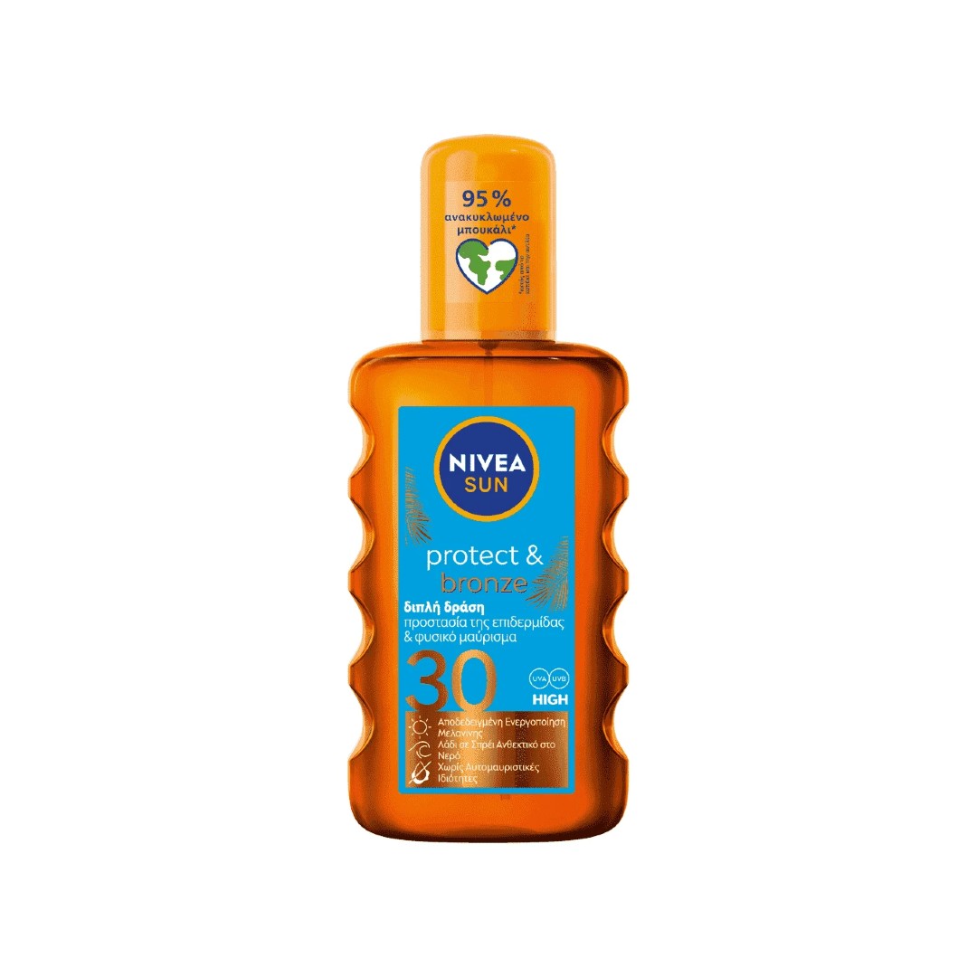 NIVEA SUN OIL SPRAY PROTECT & BRONZE SPF30 200ML