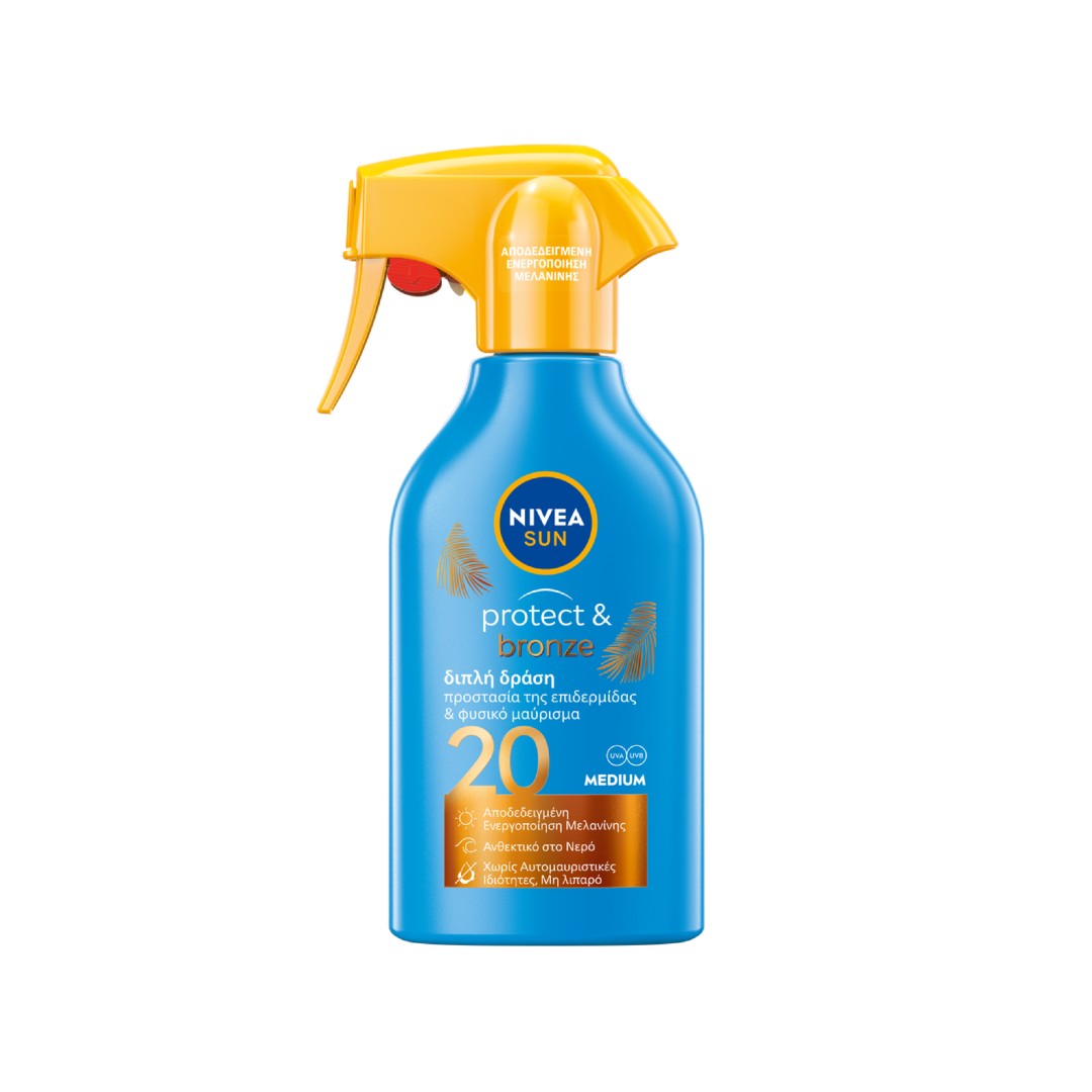 NIVEA SUN PR.&BRONZE TRIGGER SPRAY SPF20 270ML
