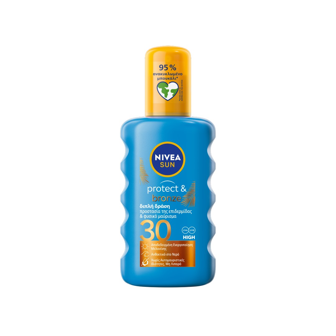 NIVEA SUN SPRAY PROTECT & BRONZE SPF30 200ML