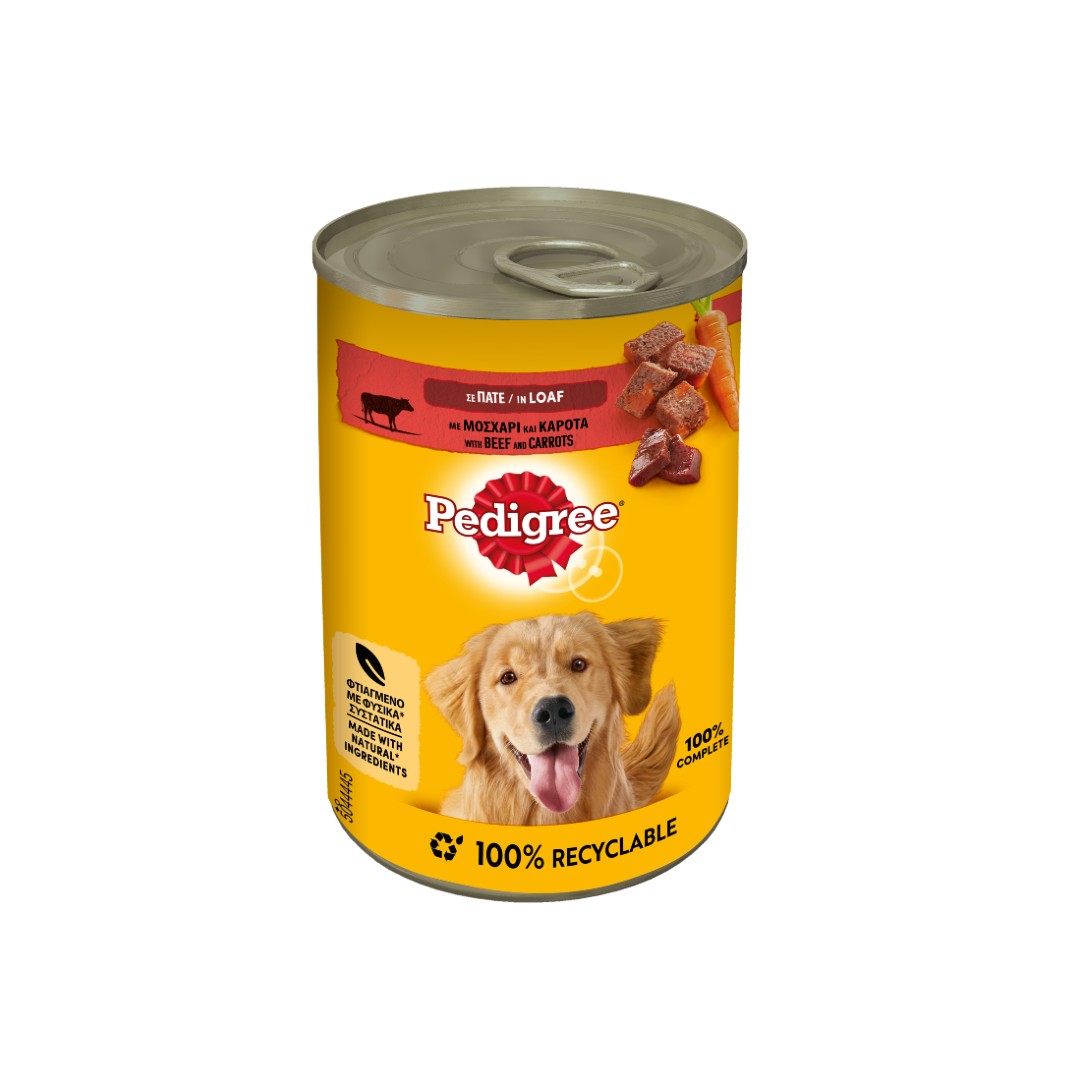 PEDIGREE ΥΓΡΗ ΤΡΟΦΗ ΣΚΥΛΟΥ ΜΟΣΧΑΡΙ ΠΑΤΕ 400ΓΡ