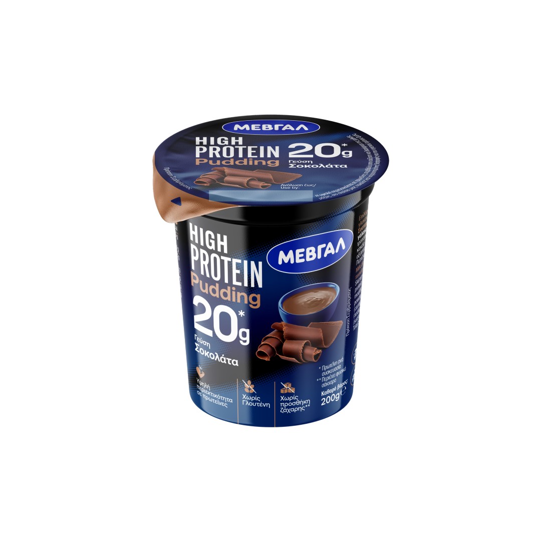 ΜΕΒΓΑΛ HIGH PROTEIN ΠΟΥΤΙΓΚΑ ΚΑΚΑΟ 200ΓΡ
