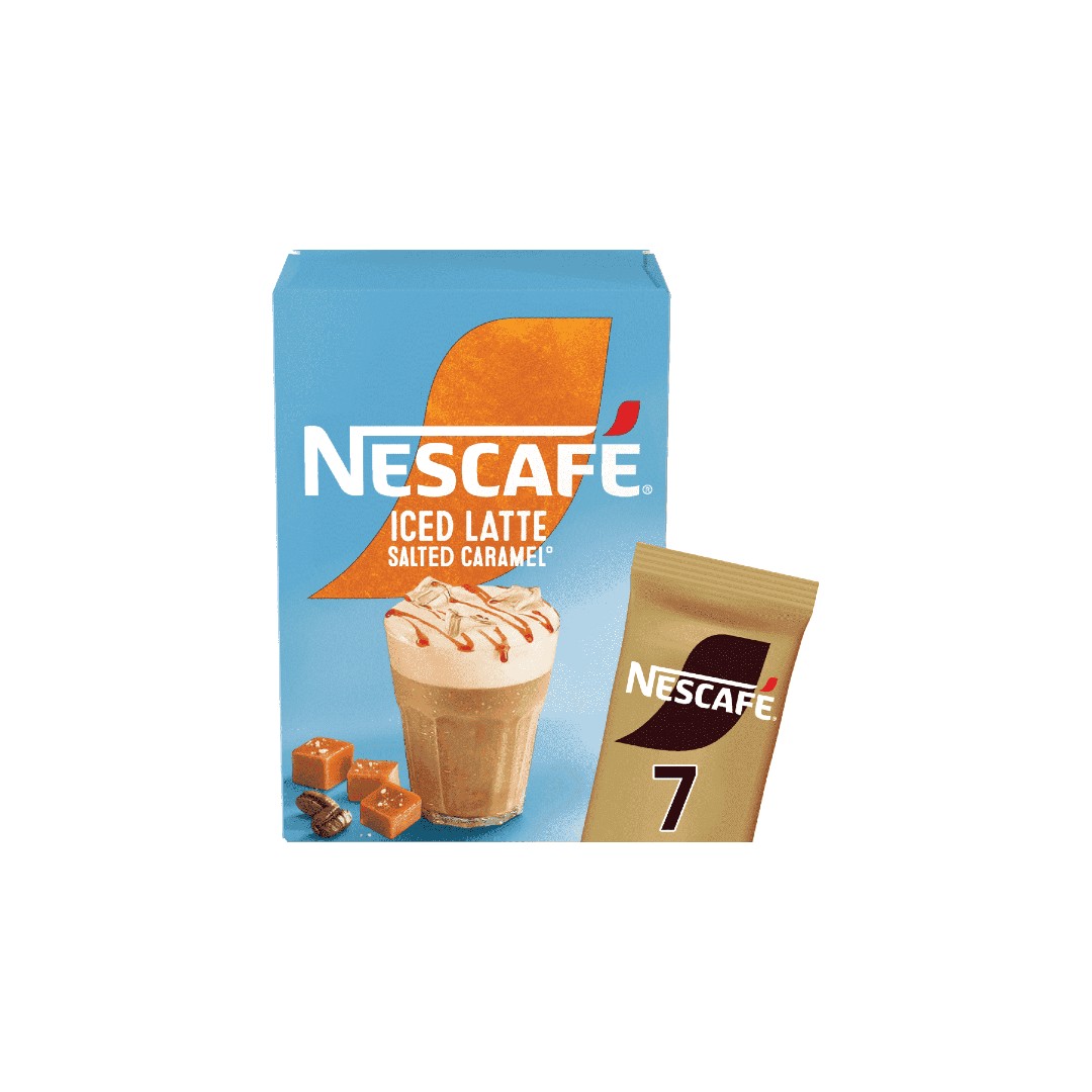 NESCAFE GOLD ICED SALTED CARAMEL LATTE 7*14.5ΓΡ