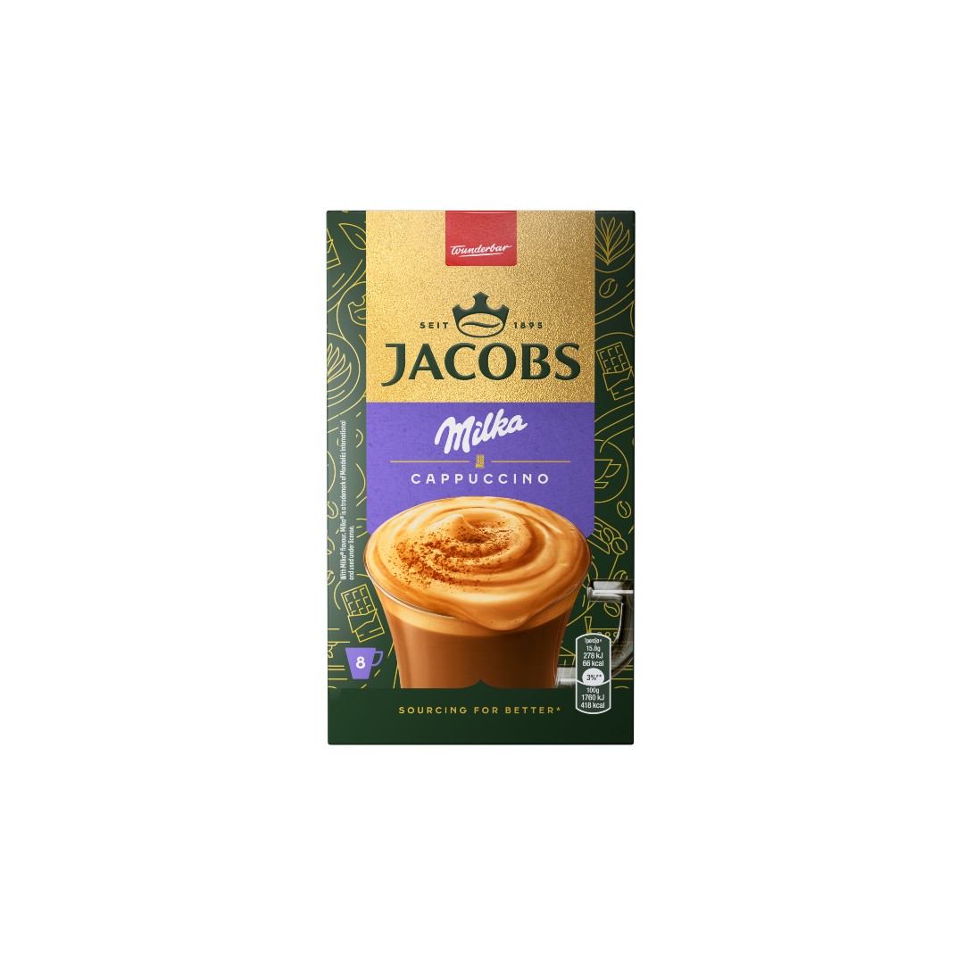 JACOBS INSTANT CAPPUCCINO MILKA 8*15.8ΓΡ