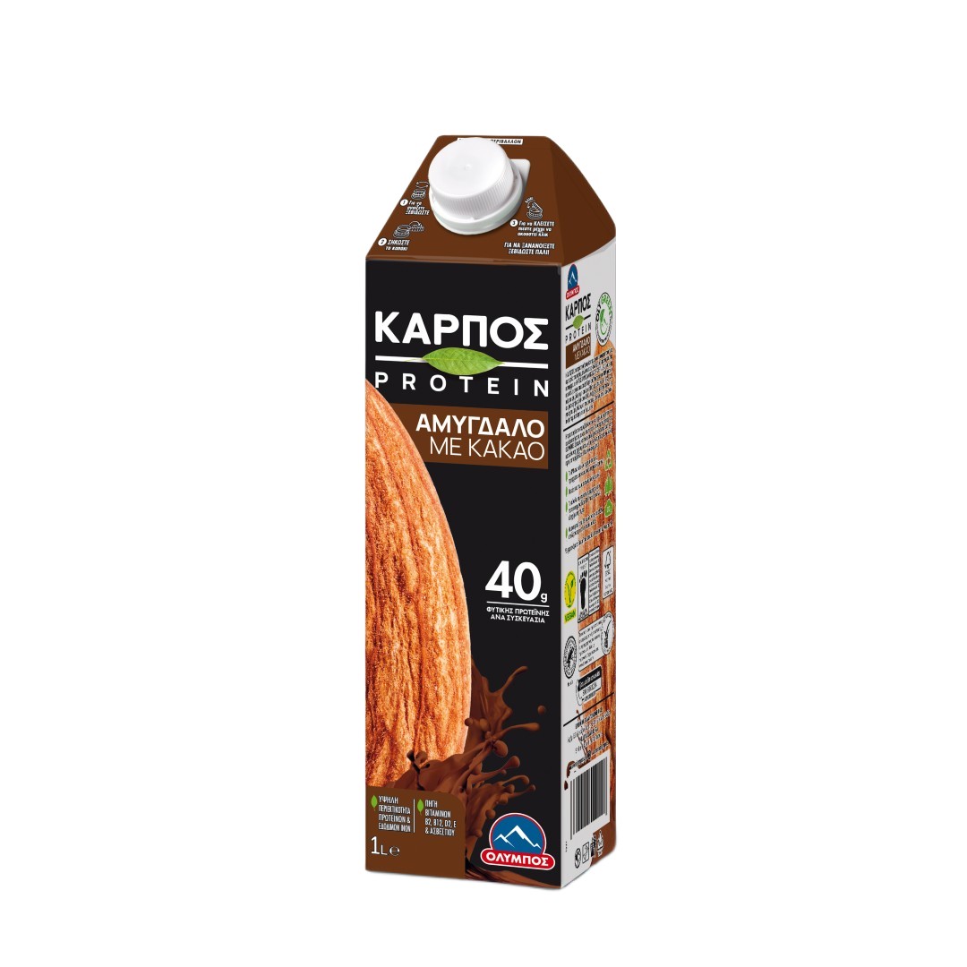 ΟΛΥΜΠΟΣ ΚΑΡΠΟΣ ΑΜΥΓΔΑΛΟ ΚΑΚΑΟ PROTEIN 1L