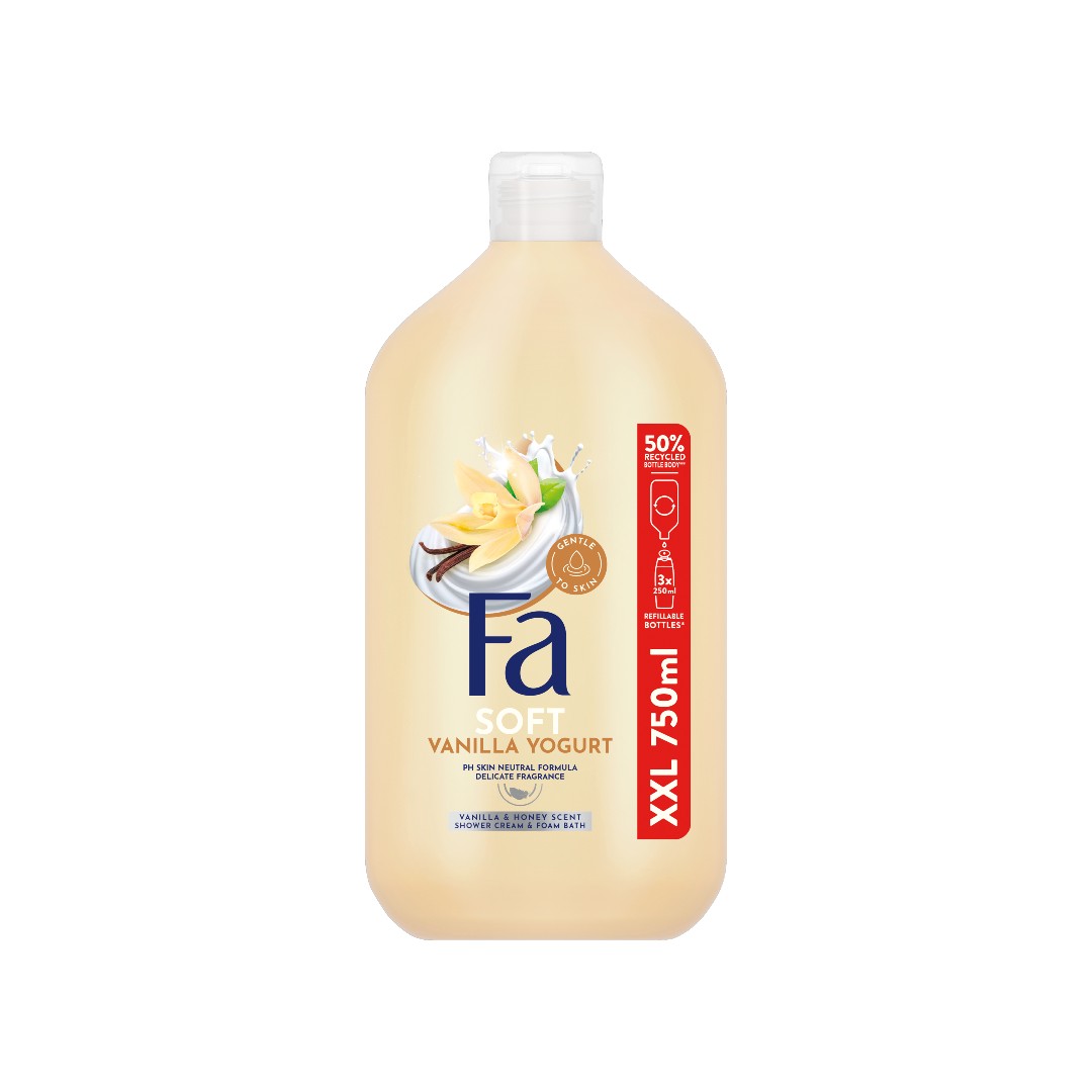 FA ΑΦΡΟΛ. YOGHURT VANILLA HONEY 750ML