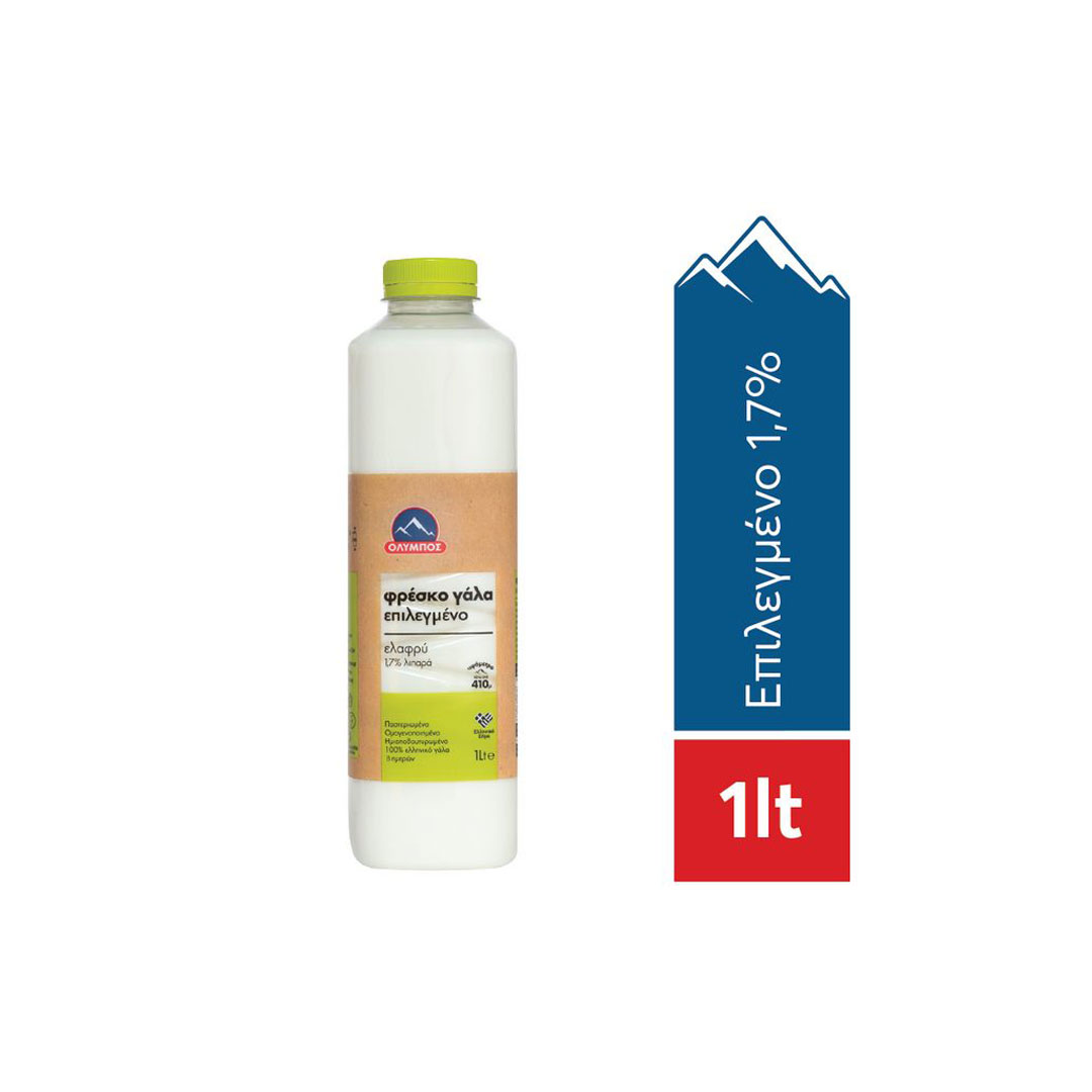 ΟΛΥΜΠΟΣ ΓΑΛΑ ΕΠΙΛΕΓΜΕΝΟ 1.7% PET 1L