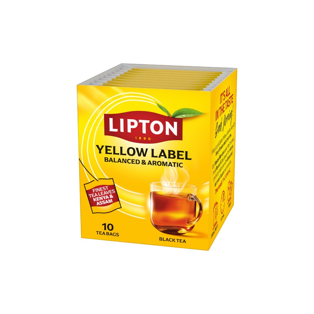 LIPTON ΜΑΥΡΟ ΤΣΑΙ YELLOW LABEL 10*1.5ΓΡ