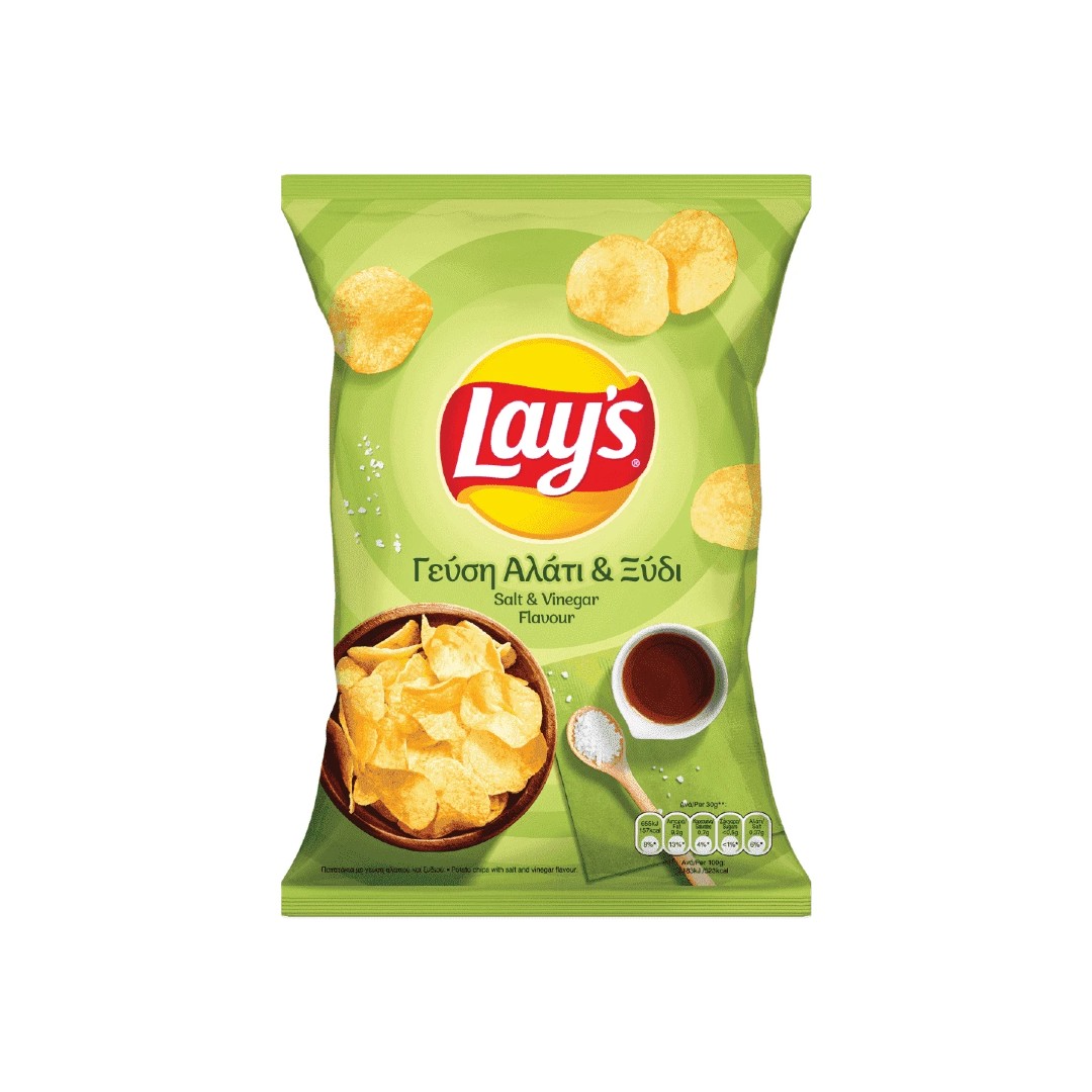 LAYS CHIPS ΑΛΑΤΙ & ΞΥΔΙ 120ΓΡ