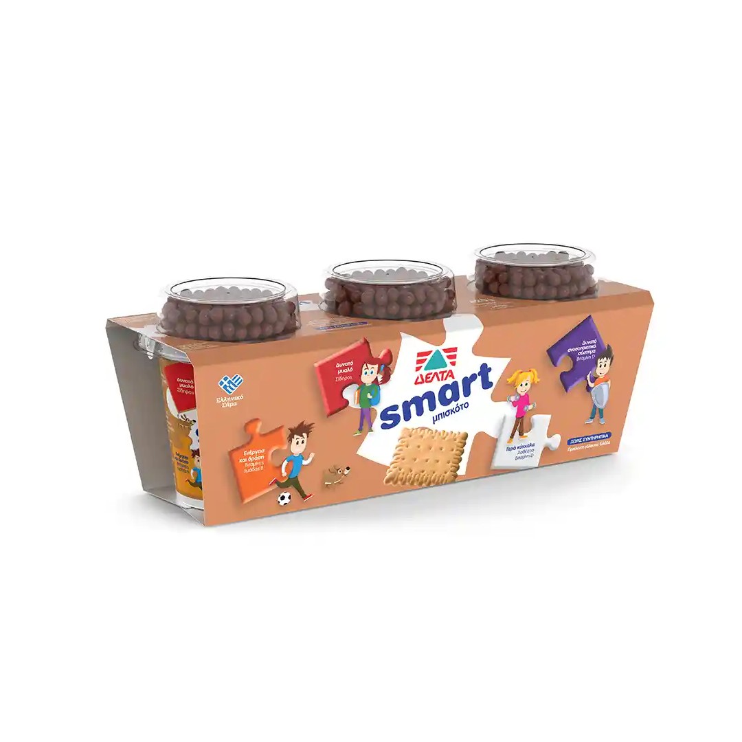 ΔΕΛΤΑ SMART ΕΠ.ΓΙΑΟΥΡΤΙΟΥ ΜΠΙΣΚΟΤ 3*140ΓΡ