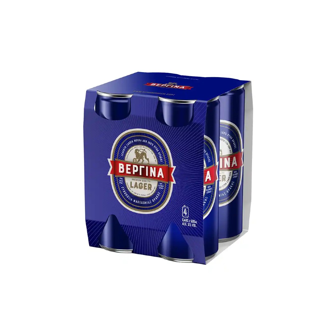 ΒΕΡΓΙΝΑ ΜΠΥΡΑ LAGER 4*500ML