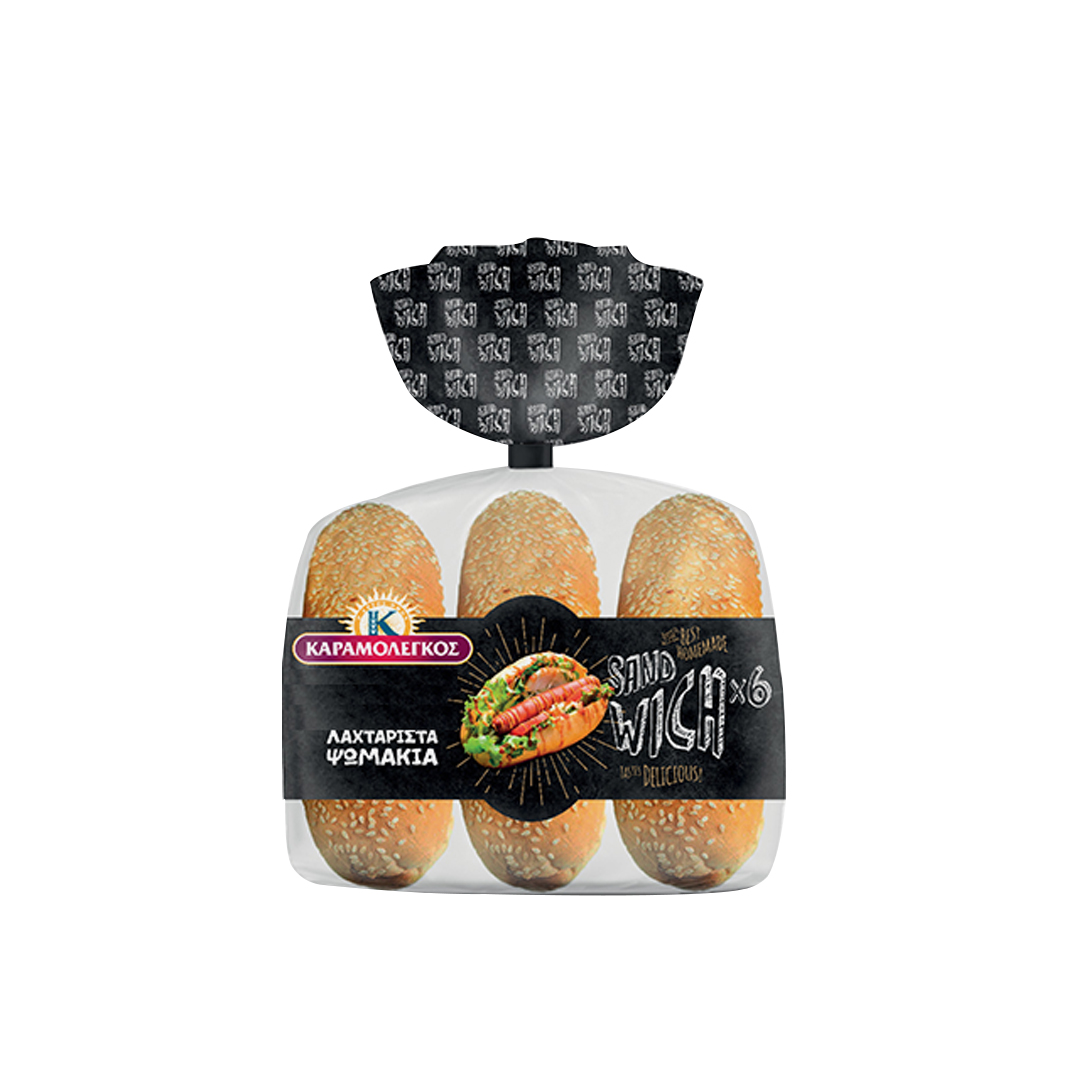 ΚΑΡΑΜΟΛΕΓΚΟΣ ROLLS ΨΩΜΑΚΙΑ ΣΑΝΤΟΥΙΤΣ 6Τ 480ΓΡ