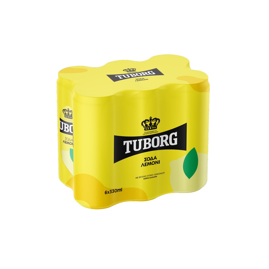 TUBORG ΣΟΔΑ ΚΟΥΤΙ ΛΕΜΟΝΙ 6*330ML
