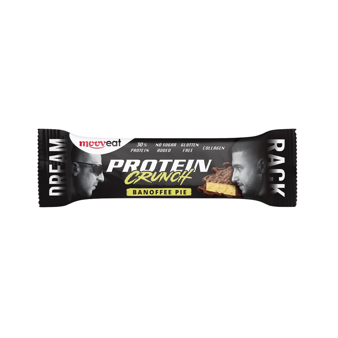 MOOVEAT CRUNCH PROTEIN BAR 30% BANOFFE PIE 65ΓΡ