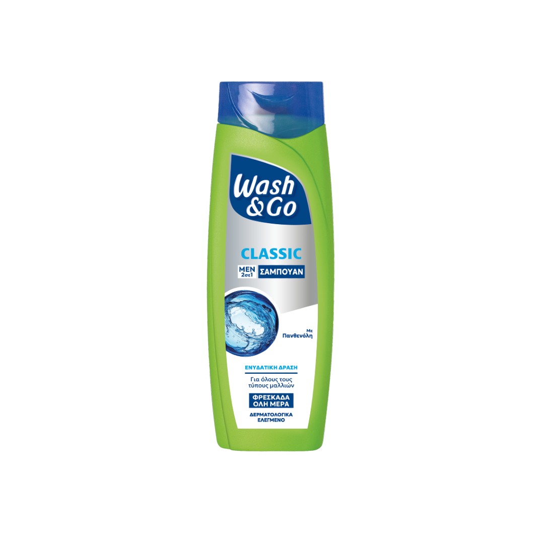 WASH&GO ΣΑΜΠΟΥΑΝ 2ΙΝ1 CLASSIC 360ML