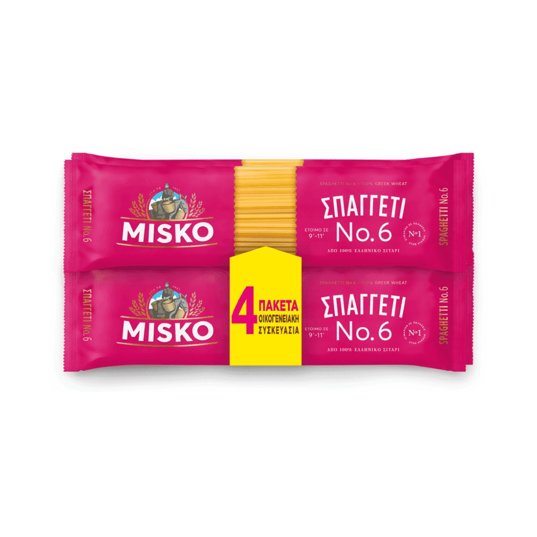 MISKO ΝΟ6 ΟΙΚΟΓ.ΣΥΣΚΕΥΑΣΙΑ 4*500ΓΡ