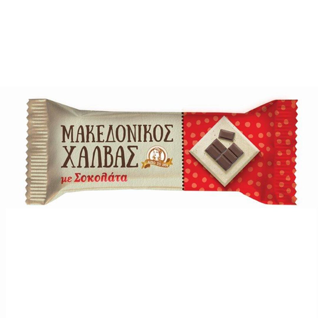 ΜΑΚΕΔ.ΧΑΛΒΑΣ ΜΠΑΡΑ ΜΕ ΣΟΚΟΛΑΤΑ 40ΓΡ