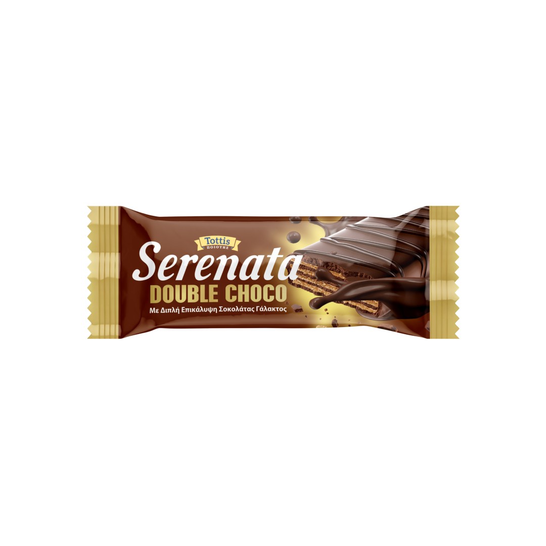SERENATA ΓΚΟΦΡΕΤΑ DOUBLE CHOCO 48ΓΡ