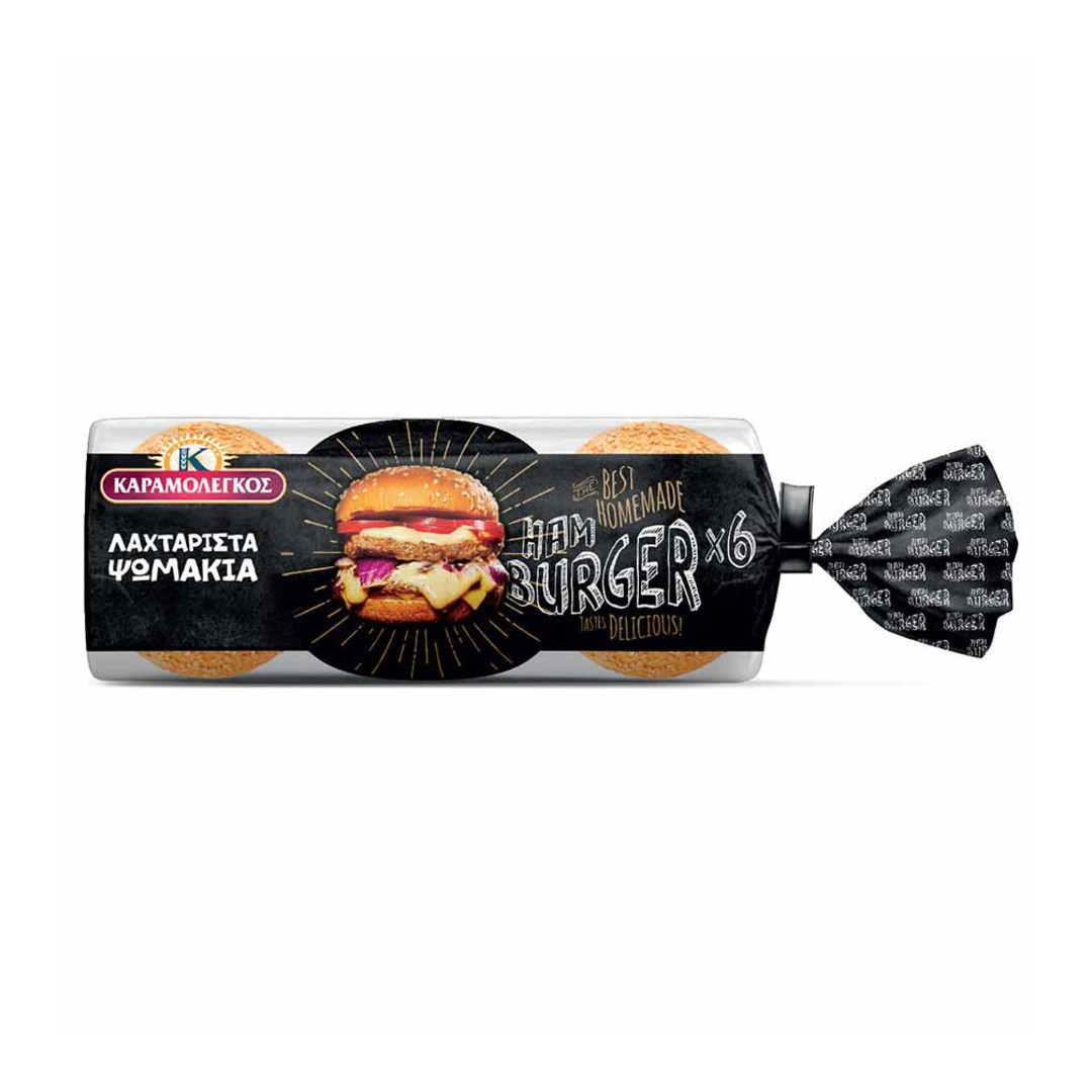 ΚΑΡΑΜΟΛΕΓΚΟΣ ROLLS ΨΩΜΑΚΙΑ HAMBURGER 6T 480ΓΡ