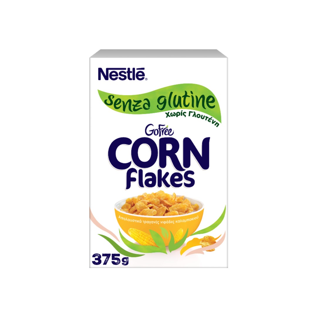 NESTLE CORN FLAKES GO FREE ΧΩΡ. ΓΛ. 375ΓΡ