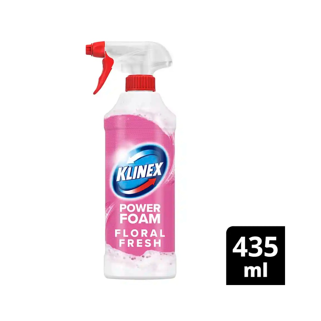 KLINEX SPRAY FOAM ΜΠΑΝΙΟ FLORAL FRESH 435ML