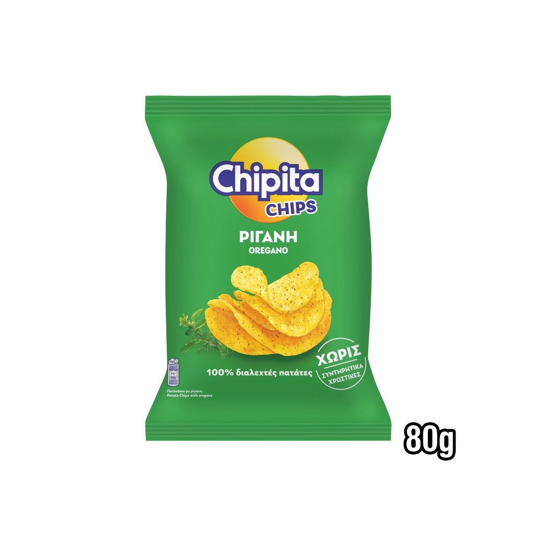 CHIPITA CHIPS ΡΙΓΑΝΗ 80ΓΡ