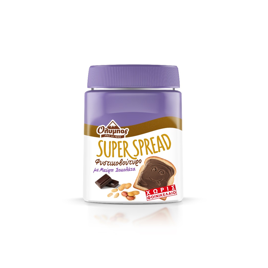 ΟΛΥΜΠΟΣ SUPER SPREAD ΦΥΣΤΙΚ.ΜΑΥΡΗ ΣΟΚΟΛ.350ΓΡ