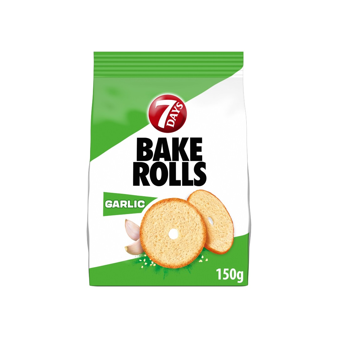 7D BAKE ROLLS ΣΚΟΡΔΟ 150ΓΡ