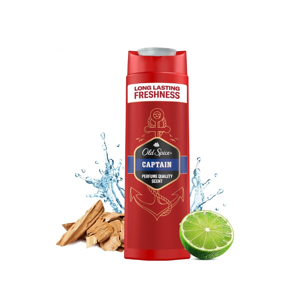 OLD SPICE SHOWER GEL CAPTAIN 400ML