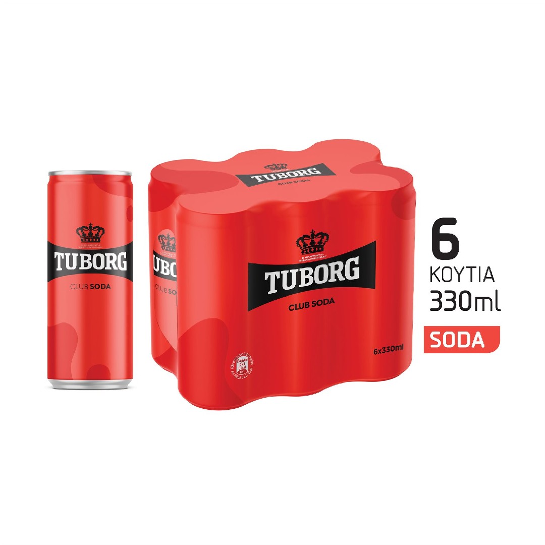 TUBORG ΣΟΔΑ ΚΟΥΤΙ 6*330ML