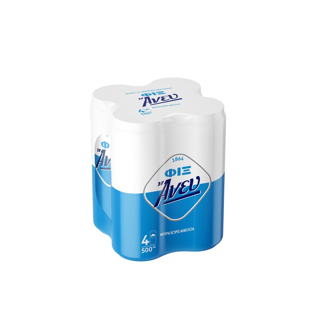 ΦΙΞ ΜΠΥΡΑ ΑΝΕΥ ΚΟΥΤΙ 4*500ML