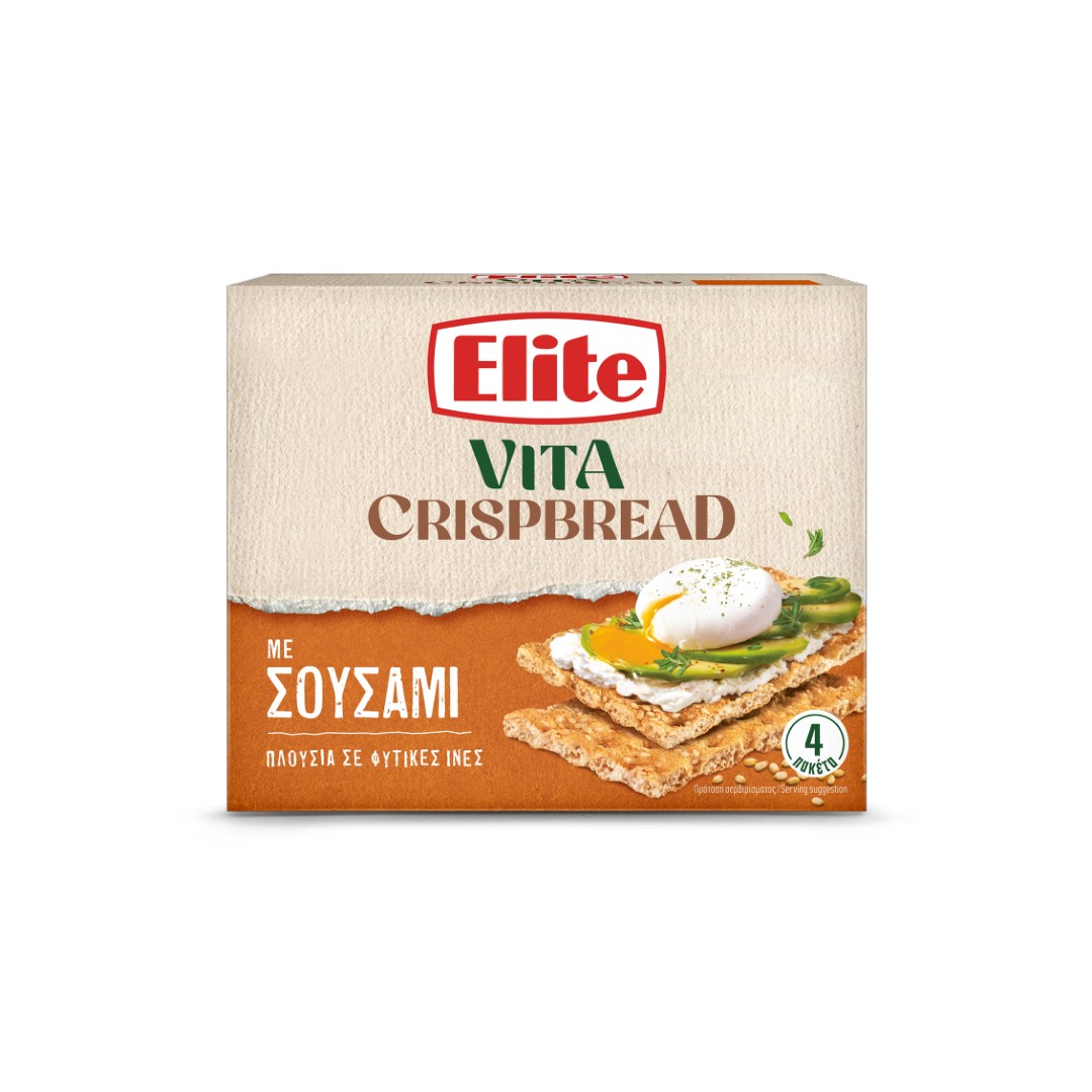 ELITE ΦΡΥΓΑΝΙΕΣ CRISPBREAD ΣΟΥΣΑΜΙ 240ΓΡ