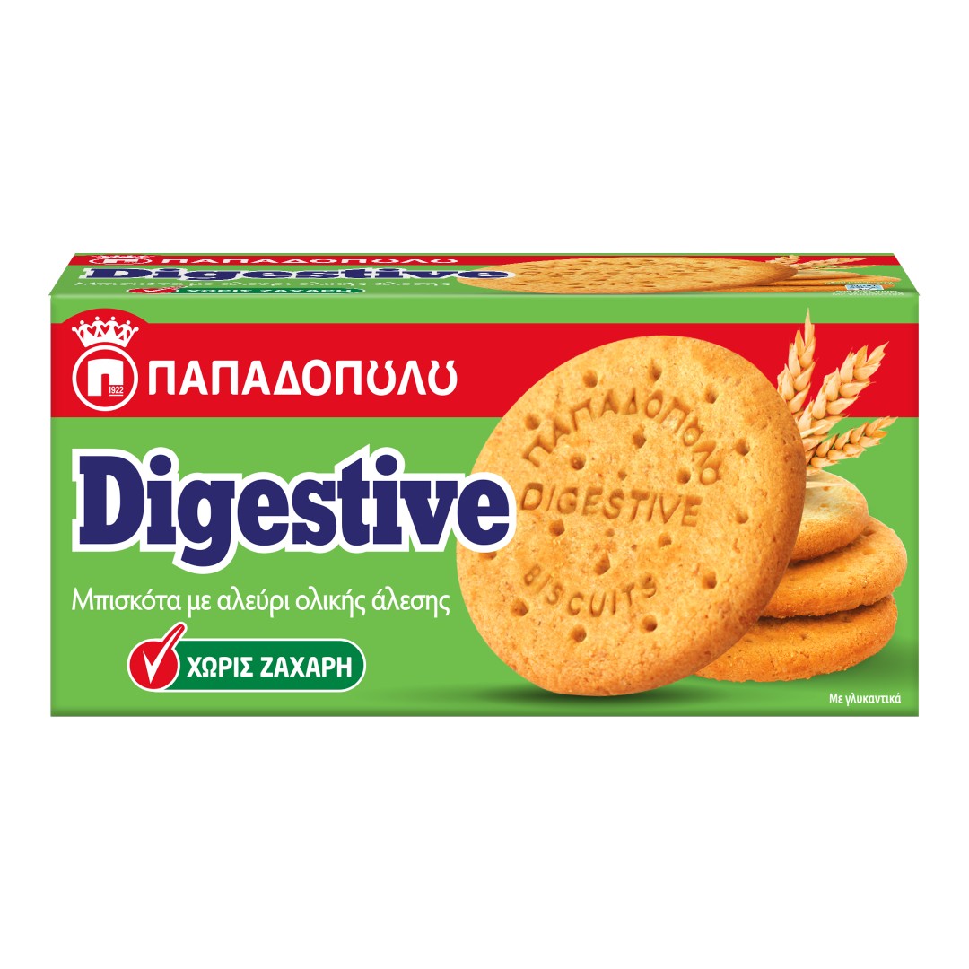 ΠΑΠΑΔΟΠΟΥΛΟΥ DIGESTIVE ΧΩΡΙΣ ΖΑΧΑΡΗ 250ΓΡ