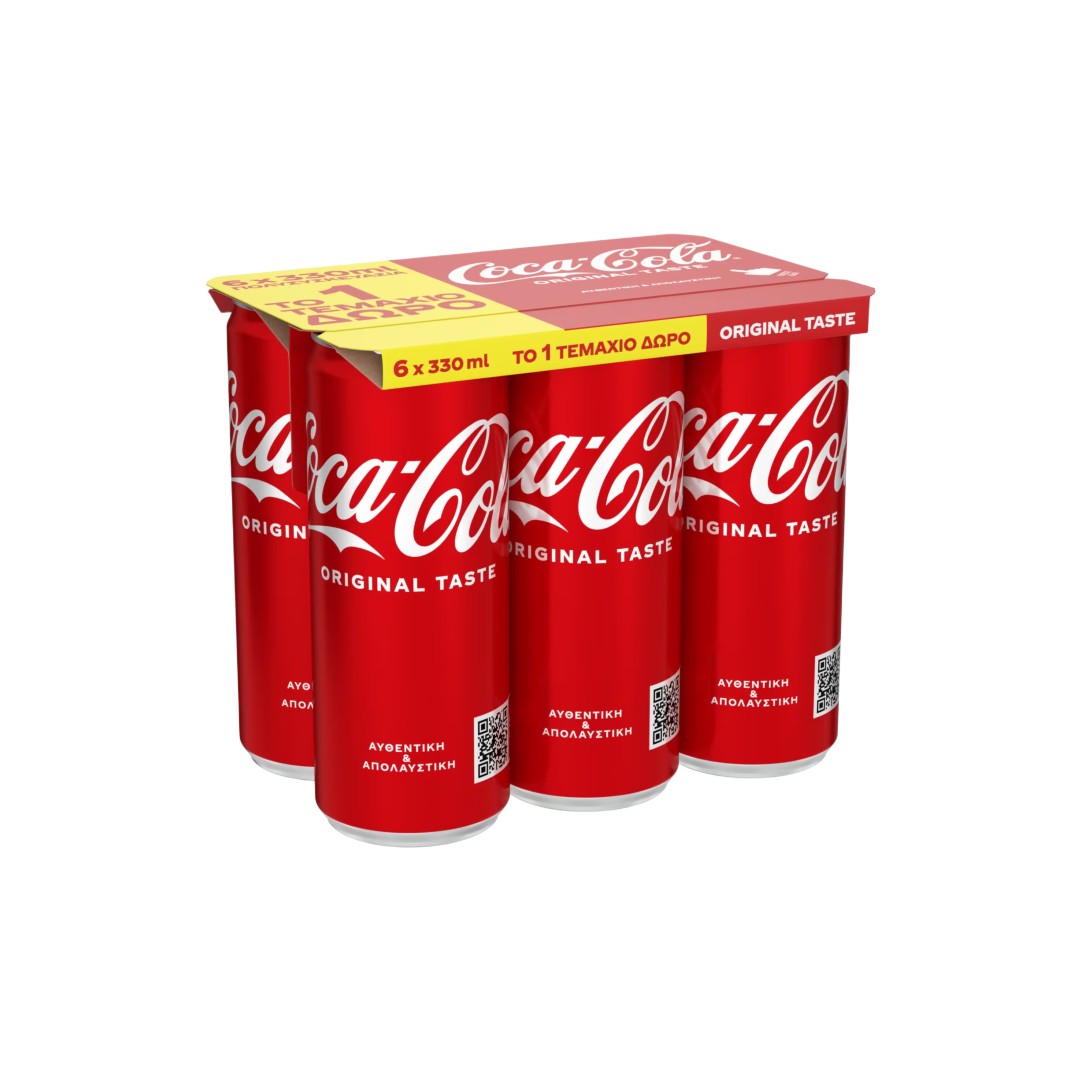 COCA COLA ΚΟΥΤΙ 330ML(5+1)Δ