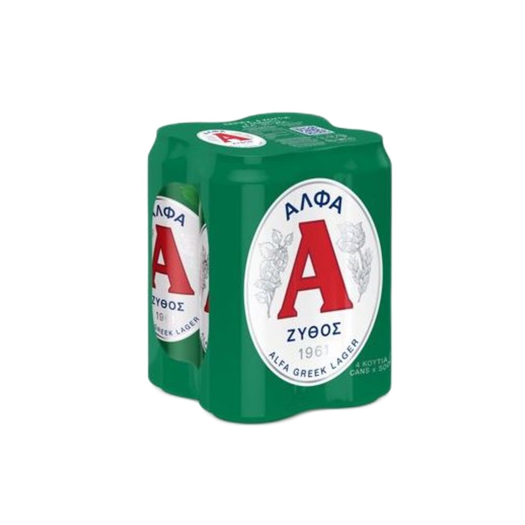 ΑΛΦΑ ΜΠΥΡΑ ΚΟΥΤΙ 4*500ML