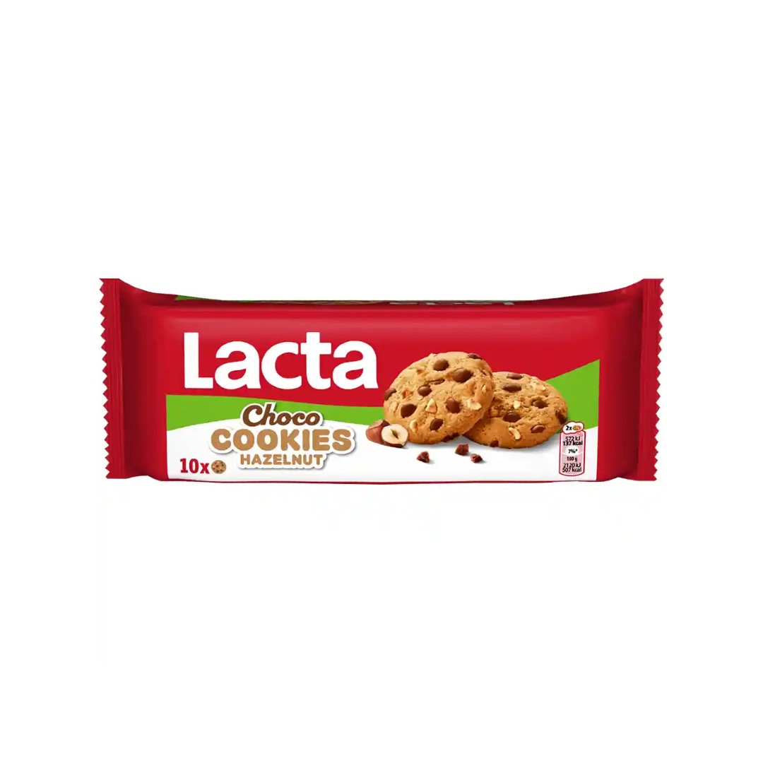 LACTA ΜΠΙΣΚΟΤΑ CHOCO COOKIES HAZELNUT 135ΓΡ
