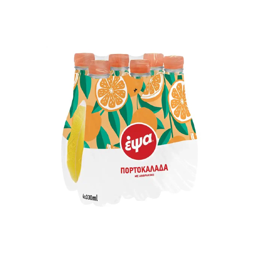 ΕΨΑ ΠΟΡΤΟΚΑΛΑΔΑ PET      6*330ML