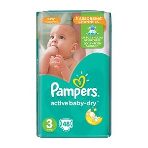 PAMPERS Active Baby Dry Medium No3