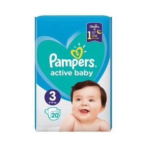 PAMPERS Active Baby Dry Medium No3