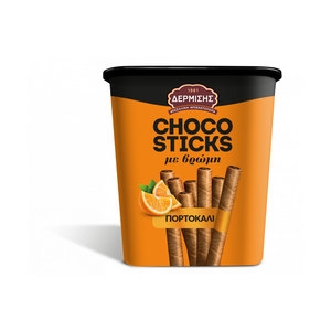 ΔΕΡΜΙΣΗΣ Choco Sticks Κρέμα Πορτοκάλι