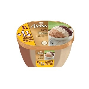 ALOMA Cocoa-Biscuit-Hazelnut (2L+1L)